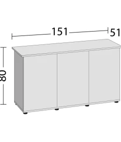JUWEL® AQUARIUM Unterschrank SBX Rio 400/450 Weiß Hot