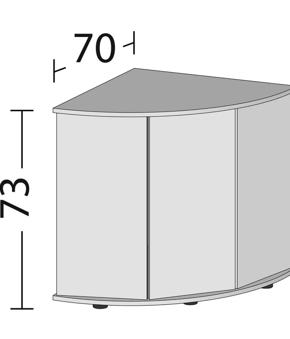 JUWEL® AQUARIUM Möbel - Unterschrank SBX Trigon 190 Schwarz