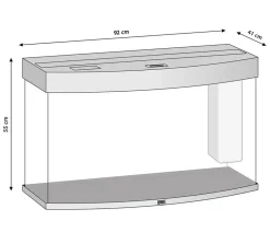 JUWEL® AQUARIUM Einzel Aquarien - Vision 180 LED Hellbraun
