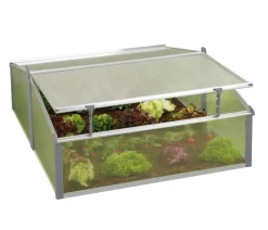 Juwel Doppelfrühbeet Easy Fix, ca. B100/H40/T120 cm Transparent Hot