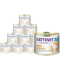 KATTOVIT Feline Diet Nassfutter für Katzen Urinary, 12 x 185 g New