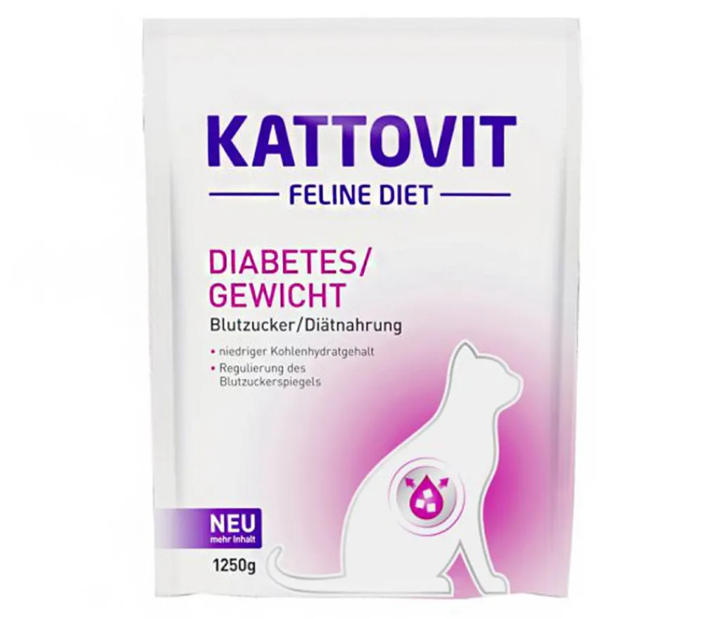 KATTOVIT Feline Diet Diätfutter Katze|Trockenfutter Katze > Trockenfutter für Katzen Diabetes/Gewicht