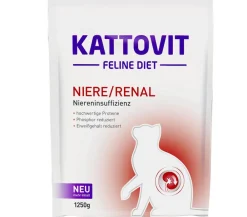 KATTOVIT Feline Diet Trockenfutter Katze - Trockenfutter für Katzen Niere/Renal