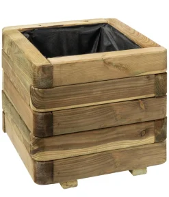 Kübler Pflanzkübel & Blumenkästen - Holz Blumenkasten, quadratisch, ca. B40/H35/T40 cm