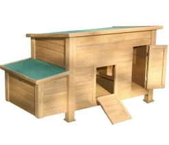 Kerbl Bauernhof Zubehör|Hühnerställe - Hühnerstall Florentina, ca. B146/H80/T74 cm