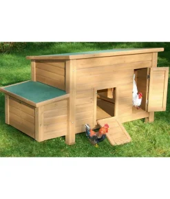 Kerbl Bauernhof Zubehör|Hühnerställe - Hühnerstall Florentina, ca. B146/H80/T74 cm