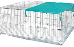 Kerbl Freilaufgehege - Jungtier-Freilaufgehege mit Ausbruchsperre, ca. B144/H60/T112 cm