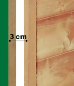 Kerbl Kaninchenstall & Hasenstall - Kaninchenstall Tyrol Alpin, ca. B119/H119/T100 cm Beige