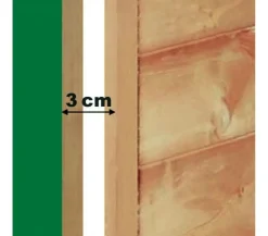 Kerbl Kaninchenstall & Hasenstall - Kaninchenstall Tyrol Alpin, ca. B119/H119/T100 cm Beige