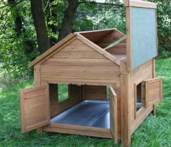 Kerbl Kleintierstall, ca. B105/H108/T100 cm Beige Clearance