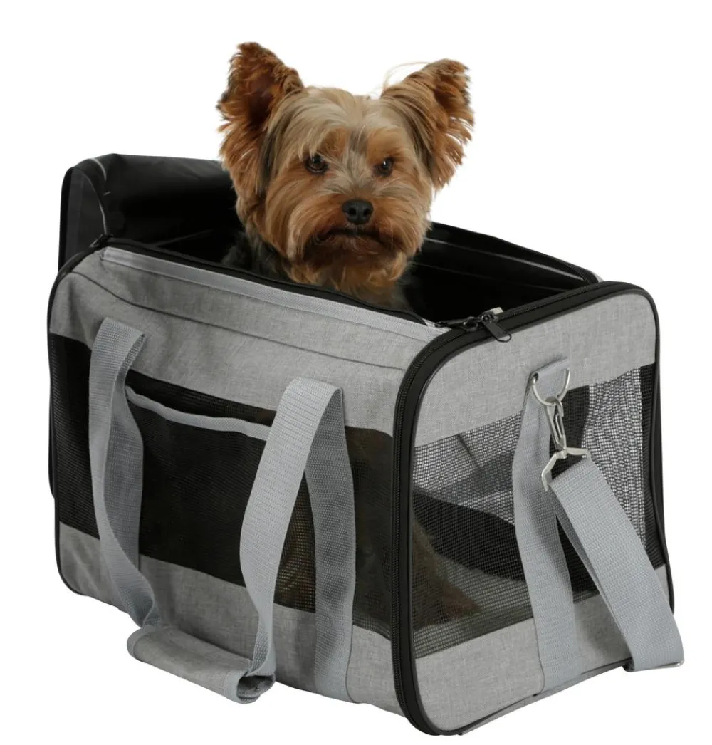 Kerbl Hundetransportboxen|Zubehör Tierarztbesuch - Tragetasche Casual, Grau
