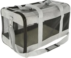 Kerbl Hundetransportboxen|Zubehör Tierarztbesuch - Tragetasche Casual, Grau