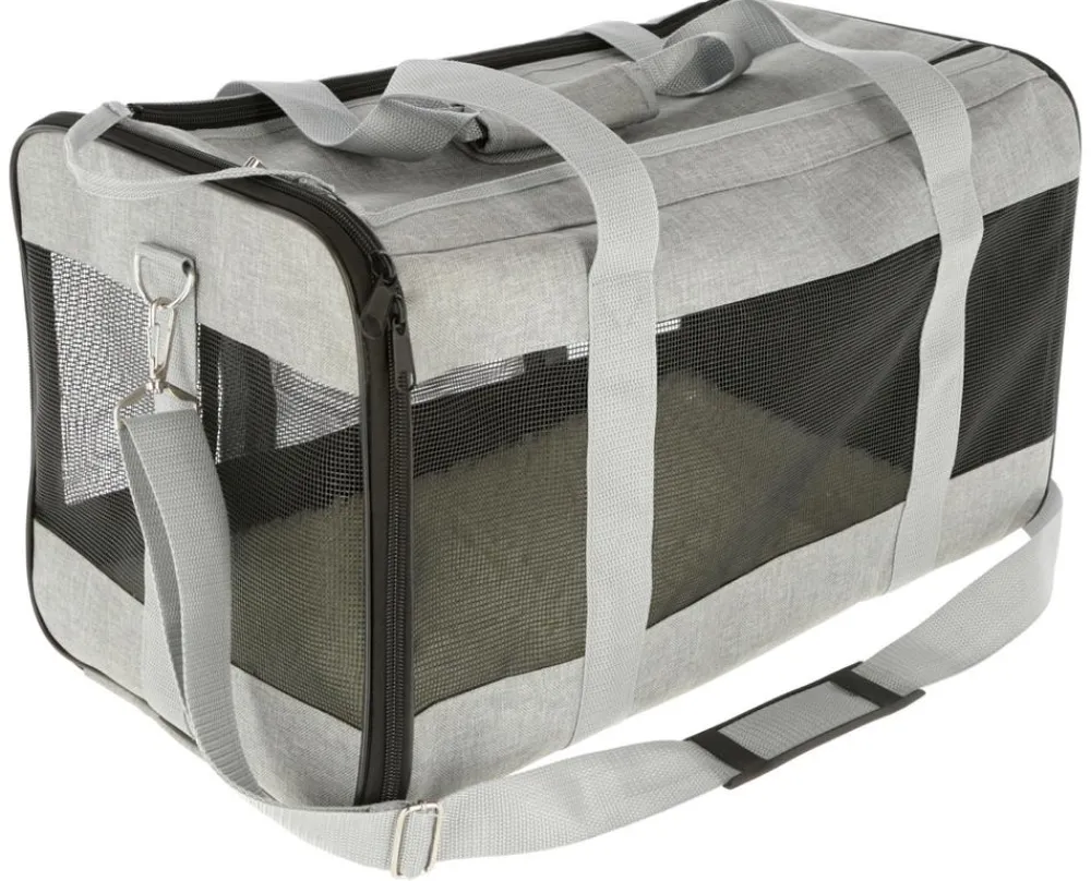 Kerbl Hundetransportboxen|Zubehör Tierarztbesuch - Tragetasche Casual, Grau