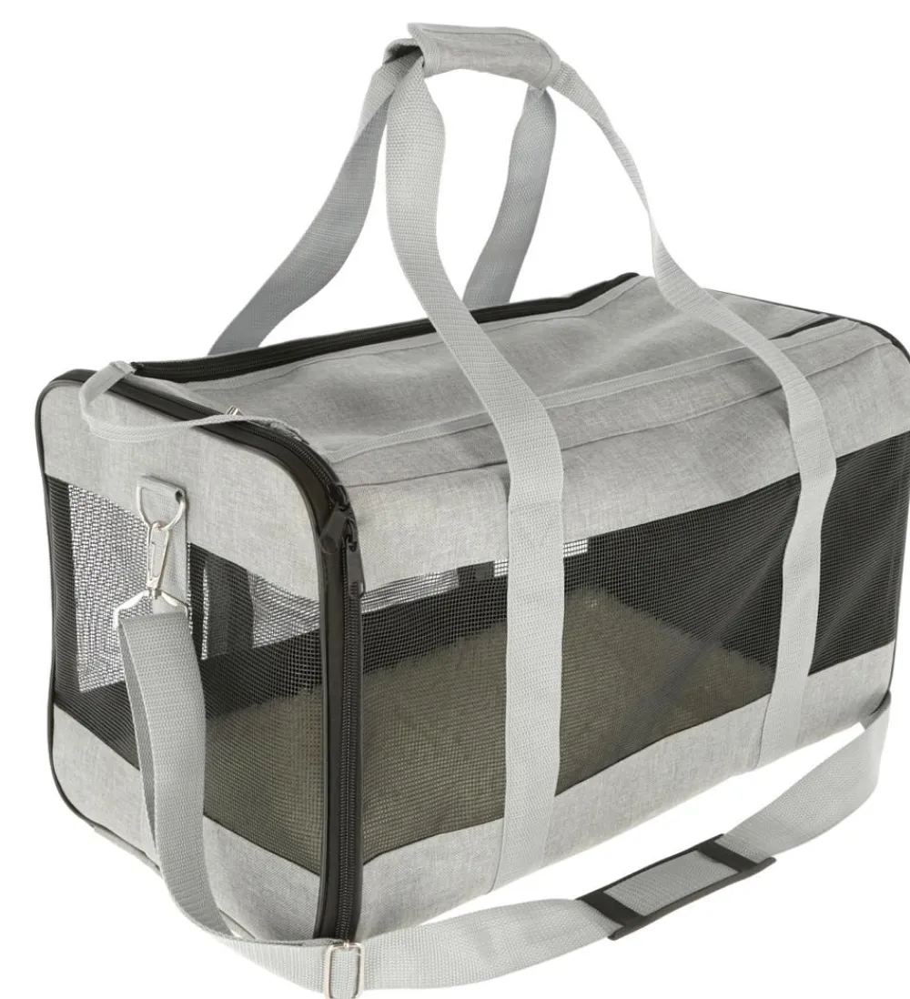 Kerbl Hundetransportboxen|Zubehör Tierarztbesuch - Tragetasche Casual, Grau