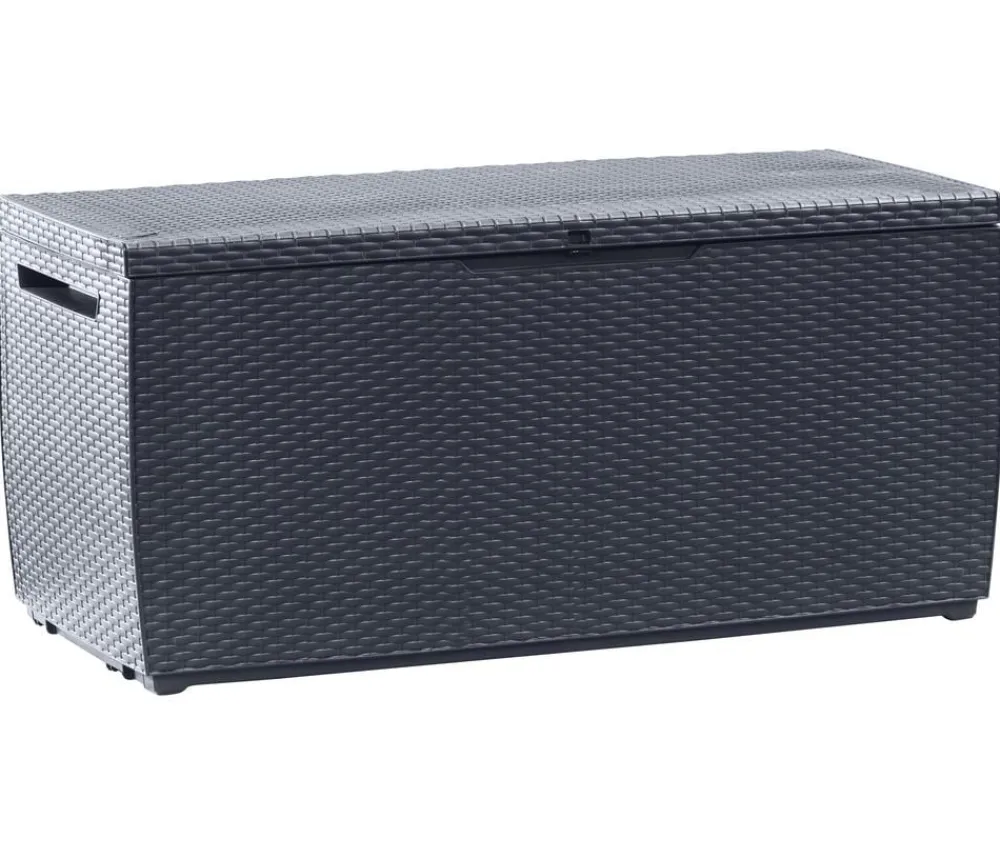 Keter Aufbewahrungsbox Capri, 305 Liter, ca. B123/H57/T53,5 cm Dunkelgrau Hot