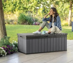 Keter Aufbewahrungsboxen - Aufbewahrungsbox Darwin, ca. B142,5/H54,5/T65,3 cm Grau