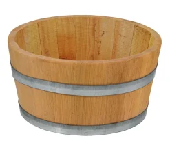 Küferei Kardos Pflanzkübel & Blumenkästen|Mehr Gartendekoration > Holz-Weinfasskübel, rund,