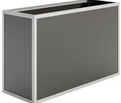KGT Hochbeete & Frühbeete > Alu-Hochbeet 130, ca. B121/H77/T45 cm