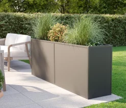 KGT Hochbeete & Frühbeete - Alu-Hochbeet 210, ca. B205/H77/T45 cm Anthrazit