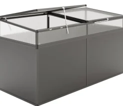 KGT Hochbeete & Frühbeete - Frühbeetaufsatz 210, , ca. B205/H32/T91 cm Anthrazit