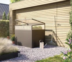 KGT Frühbeetaufsatz 130, , ca. B121/H32/T91 cm Anthrazit Discount