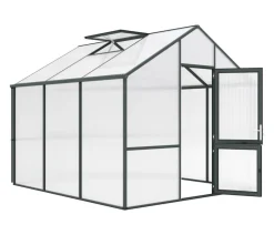 KGT Gewächshäuser - Gewächshaus Dahlie III, ca. B297/H276/T323 cm Dunkelgrün