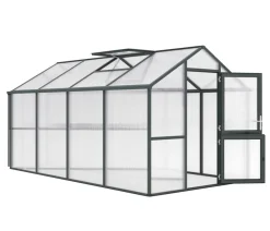 KGT Gewächshaus Iris IV, ca. B233/H226/T429 cm Dunkelgrün Sale