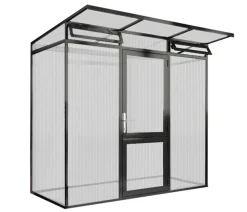 KGT Gewächshaus Linea I Dunkelgrau Discount