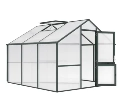 KGT Gewächshäuser - Gewächshaus Nelke III, ca. B297/H244/T323 cm Dunkelgrün