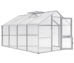 KGT Gewächshaus Nelke IV, ca. B297/H244/T429 cm Silber Best