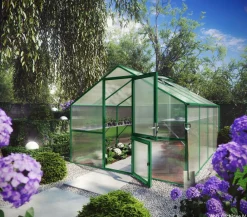KGT Gewächshäuser - Gewächshaus Orchidee III Dunkelgrün