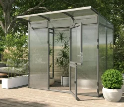 KGT Gewächshaus Santini Small, ca. B233/H215/T150 cm Anthrazit Outlet