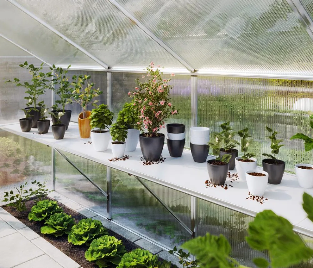 KGT Gewächshaustisch Silber Outlet