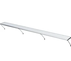 KGT Gewächshaus Zubehör - Hängebord Silber