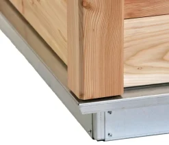 KGT Holz-Hochbeet Woody 210, ca. B214/H79/T99 cm Hellbraun Outlet