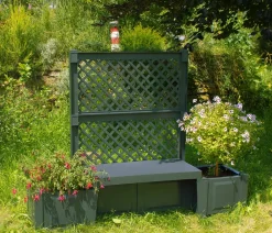 KHW Gartenbänke Kunststoff > Kunststoff-Gartenbank Kopenhagen