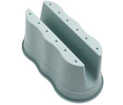 KHW Kunststoff-Geländertopf Flowerclip, ca. B57,5/H27/T27,7 cm, 2er-Set Grün Hot