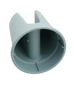KHW Pflanzkübel & Blumenkästen - Kunststoff-Geländertopf Flowerclip, rund, ca. Ø27/H27 cm, 3er-Set Grün