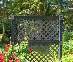 KHW Pflanzkübel & Blumenkästen > Kunststoff-Pflanz mit Spalier, ca. B100/H140/T43 cm