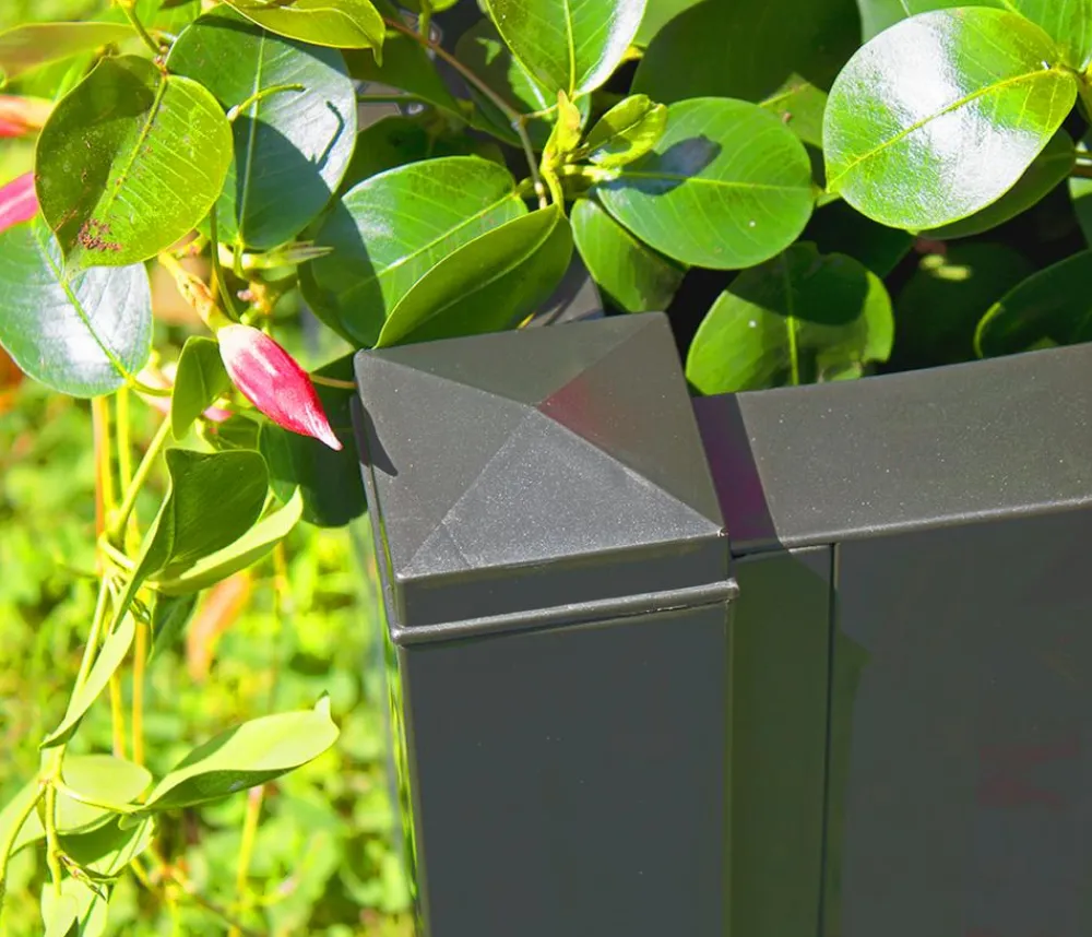 KHW Pflanzkübel & Blumenkästen > Kunststoff-Pflanz mit Spalier, ca. B100/H140/T43 cm