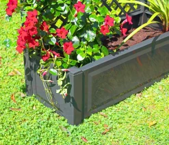 KHW Pflanzkübel & Blumenkästen > Kunststoff-Pflanz mit Spalier, ca. B100/H140/T43 cm