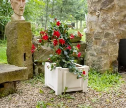 KHW Pflanzkübel & Blumenkästen > Kunststoff-Pflanzkasten, ca. B43/H41/T43 cm