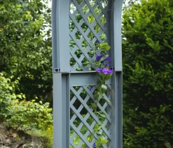 KHW Rosenbögen > Kunststoff-Rosenbogen mit Erdspießen, ca. B100/H207/T43 cm