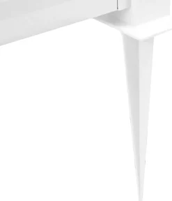 KHW Kunststoff-Spalier mit Erdspießen, ca. B43/H140/T6 cm Weiß Hot