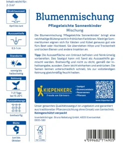 Nebelung/Kiepenkerl Kiepenkerl Saatgut Balkonkastenblumen Mix Bunt Clearance