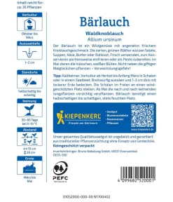 Nebelung/Kiepenkerl Gemüsesamen - Kiepenkerl Saatgut Bärlauch 'Waldknoblauch'