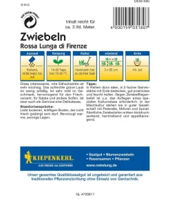Nebelung/Kiepenkerl Gemüsesamen - Kiepenkerl Saatgut Lauchzwiebel 'Florenz'