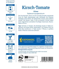 Nebelung/Kiepenkerl Gemüsesamen > Kiepenkerl Saatgut Tomate 'Vilma'