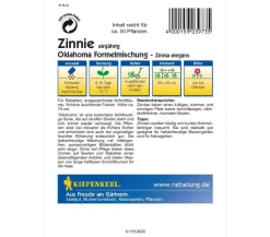 Nebelung/Kiepenkerl Blumensamen > Kiepenkerl Saatgut Zinnie Oklahoma Mix