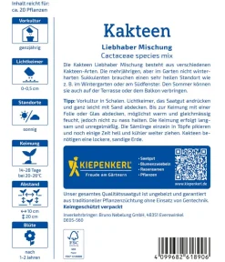Nebelung/Kiepenkerl Kiepenkerl Samen Kakteen Sale